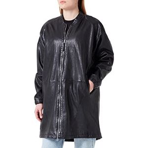 Freaky Nation Dames Fiene-FN leren jas, zwart, XL