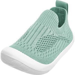 Playshoes Uniseks kinderen vrijetijdsschoen basketbal, mint strick, 23 EU, Mint Strick, 23 EU