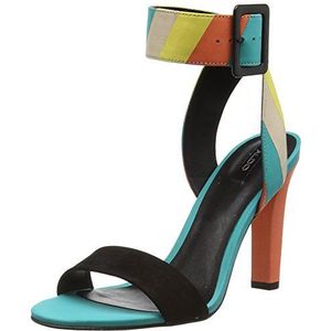 Aldo COLAMAUCI Dames enkelriempjes sandalen met blokhak, meerkleurig Bright Multi 59, 39 EU
