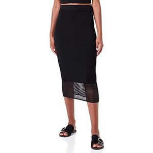 Sisley Womens 11APM0002 Skirt, Black 100, L