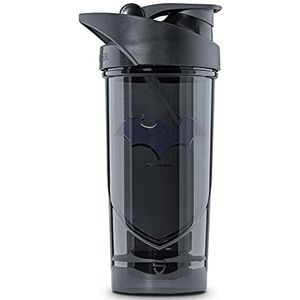 Shieldmixer Hero Pro Classic Shaker Batman Dark - BPA-vrij - Gym Accessoires - Eiwitshaker - Fitness Drinkfles - Zwart - 700ml