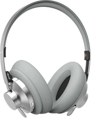 ECHO - Head Band ANC - Draadloze Audiohoofdtelefoon - Metaalgrijs - Actieve Ruisonderdrukking