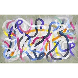 Vilber New Look Metropolis tapijt, vinyl, meerkleurig, 75 x 120 x 0,2 cm