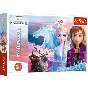 Trefl Puzzel, Disney Frozen 2, 30 stukjes, Moed van de zusjes, voor kinderen vanaf 3 jaar