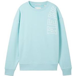 TOM TAILOR Sweatshirt voor jongens, 13117 - Pastel Turquoise, 152 cm