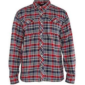 Blåkläder - 3299-1137 - Overhemd - Marineblauw/Rood - Flanel