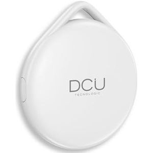 DCU TECNOLOGIC - Locator - Anti-verlies Tracker - Object Finder - Compatibel met Apple - Vervangbare batterij, kleur: Wit