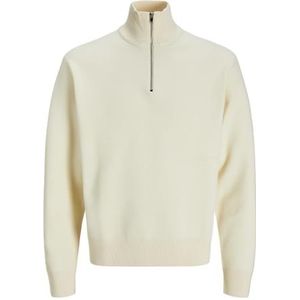 Jack & Jones JORVESTERBRO Knit Half Zip, sea salt, XXL
