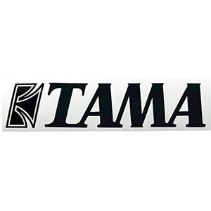 Tama TLS80BK logo sticker, zwart, 40 x 190 mm