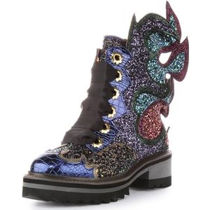 Irregular Choice Dames Fyre Bug Fashion Boot, Paars, 37 EU