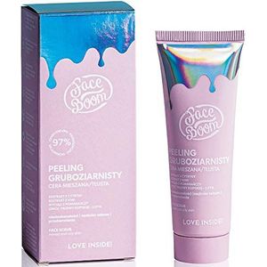 Face Boom Gezichtsspeeling, grofkorrelige peeling voor gemengde en vettige huid, 50 g