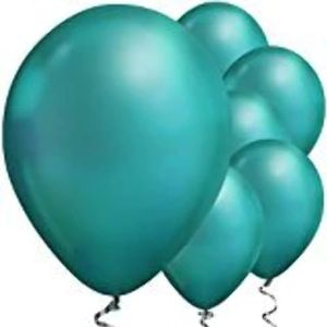 Folat - Groene Chroom Ballonnen 28cm - 100 stuks