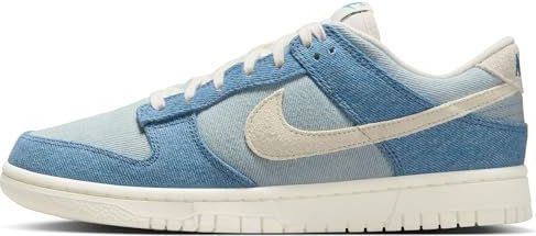 Nike - Wmns Dunk Low - Damessneakers - Smokey Blue Pale Ivory Denim Turq Oker