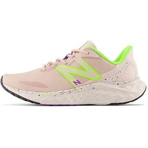 New Balance Fresh Foam Arishl V4 Sneaker voor meisjes, Beige, 3.5 UK