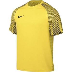 Nike Heren Short Sleeve Top M Nk Df Academy Jsy Ss, Tour Yellow/Zwart/Zwart, DH8031-719, M