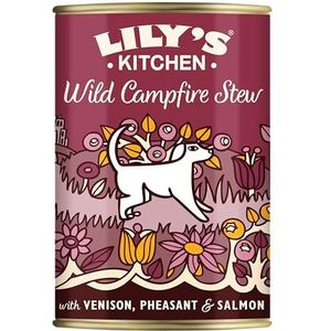 Lily's Kitchen Volwassen Wild Campfire Stew natvoer voor honden (6 x 400 g)