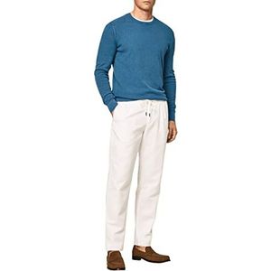 Hackett London Heren Strand Trekkoord Broek, Ecru, 30W/34L, Ecru, 30W / 34L