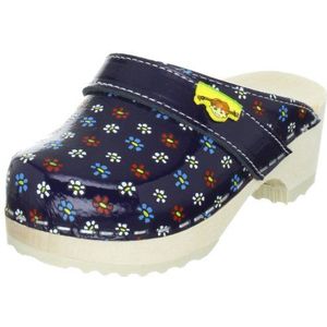 Pippi Langstrumpf Rullgardina 70721 meisjes klompen en slippers, Blauw Blauw 89, 33 EU