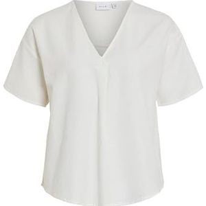 Viprisilla V-hals S/S Top/1, wit (snow white), 38