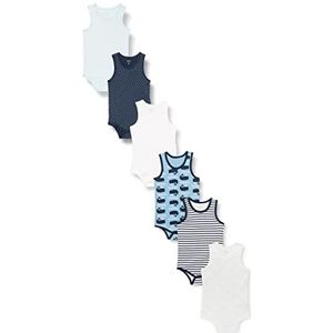 Care Rompertje voor babyjongens (6 stuks), Deep Skye Blauw (720), 6-9 maanden