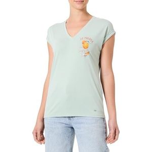 KEYLARGO Dames T-shirt WT Cocktail V-hals, Sage Green (1537), XS