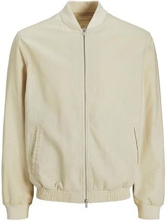 Bomberjack - Licht - Katoen/Linnen - Lange Mouwen - Ritssluiting