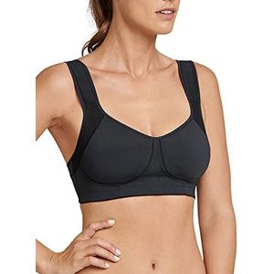 Schiesser Dames Bra, Vario sportbeha, zwart (000), 75E