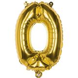 Boland - Folieballon aantal, maat 36 cm, goud, cijferballon, aantal, ballon, ballon, verjaardag, jubileum, kinderverjaardag, decoratie, cadeau