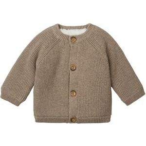 Noppies Baby Unisex Cardigan Knit Nevers, Taupe Melange - P757, 62 cm