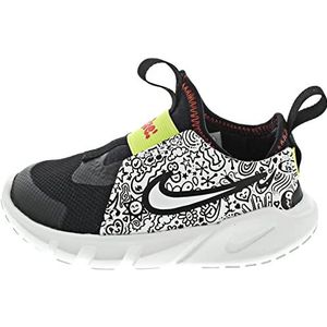 Nike Flex Runner 2 JP Sneakers voor jongens, zwart, wit, picante rood, 38.5 EU