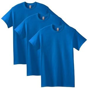 Gildan Herenhemd (verpakking van 2 stuks), koningsblauw (verpakking van 3), XL