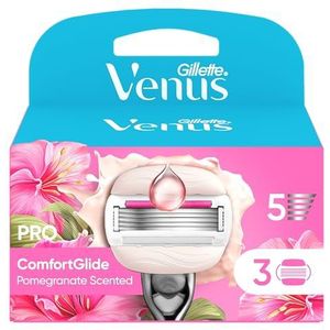 Gillette Venus Pro ComfortGlide Tropical reservemesjes voor dames met granaatappelgeur