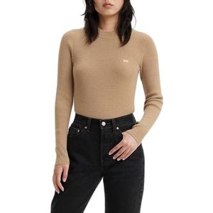 Levi's Crew Rib Sweater Sweatshirt Vrouwen, Travertine, XS