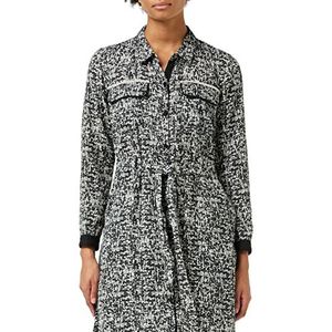 Kaporal Jurk dames, model NEEM, kleur: zwart/wit, maat, Zwart/Wit, M