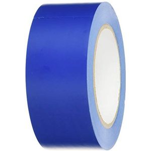BONUS Eurotech 1BL23.44.0050/033A# PVC vloermarkeringstape, lijm op rubberbasis, zacht, lengte 33 m x breedte 50 mm x dikte 0,17 mm, blauw
