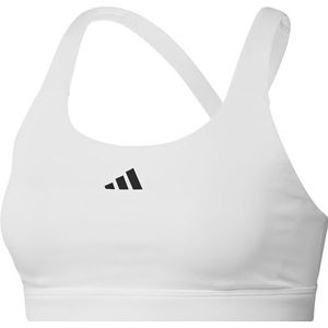 adidas Dames Tlrdreact Training Hoge Ondersteuning BH Sportbeha, LCD Wit