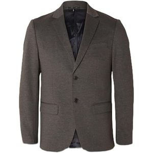 SELECTED HOMME Mannelijke blazer Jersey, chocolade taart, 52