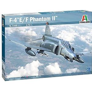 Italeri 1448S 1:72 F-4E/F Phantom II, getrouwe replica, modelbouw, knutselen, hobby, lijmen, plastic bouwpakket, montage