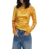 Desigual - Trui - Geel - Gebreide Truien