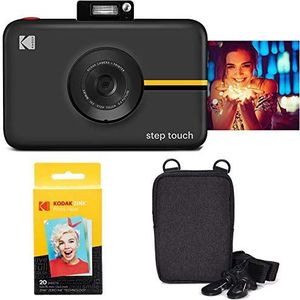 Kodak Step Touch 13MP Digitale Camera & Instant Printer met 3.5 LCD Touchscreen (zwart) Go Bundle