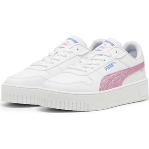 PUMA Carina Street Deep Dive Jr Sneaker voor meisjes, Puma Witte snelle roze blauwe luchten, 6 UK