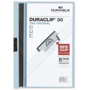 Durable 220006 Klemmap Duraclip Original 30 (voor 1-30 vellen A4), 25 stuks, blauw