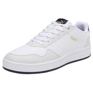 PUMA Unisex Court Classic Sneaker, Puma White Vapor Grey PUMA Navy, 42.5 EU