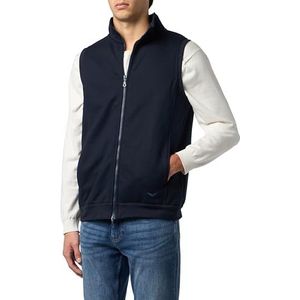 TRIGEMA Vest van comfortabel sweatmateriaal, marineblauw, zeegras, 4XL