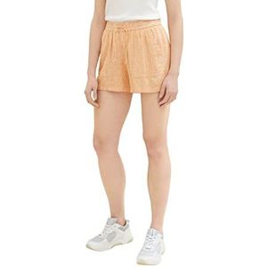 Tom Tailor Denim dames 1036520 bermuda shorts, 31716 - Mango White Vertical Stripe, XXL