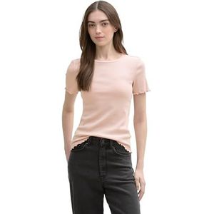 TOM TAILOR Denim T-shirt voor dames, 10880 - Rose Smoke, XXL