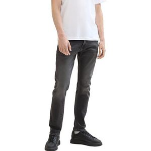 TOM TAILOR Denim Piers Slim Jeans voor heren, 10219 - Used Mid Stone Grey Denim, 34W x 32L