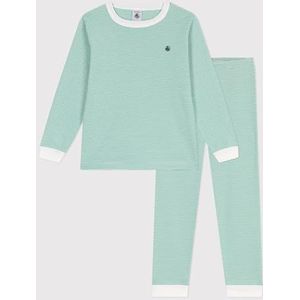 Petit Bateau Pyjama voor meisjes, Aloevera/Marshmallow, 5 Jaren