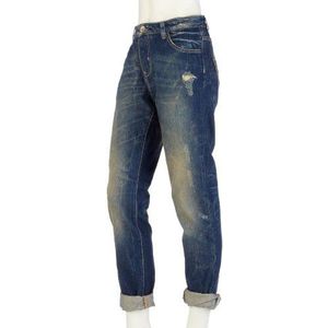 edc by ESPRIT Denim Pants B4C007 dames jeansbroek/lang, blauw (Dark Stone Denim)., 30W x 32L