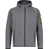 CMP - Knit-Tech herenjack met vaste capuchon, antraciet-zuur, 56
